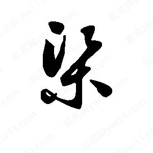 班惟志写的草字渠