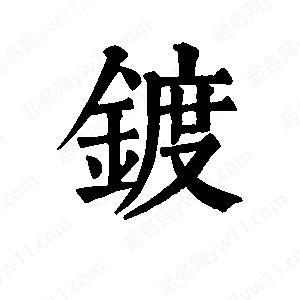 班惟志写的草字镀