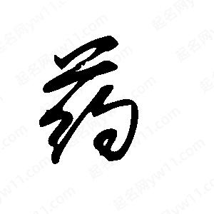 王世刚写的草字药