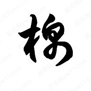 王天喜写的草字棉