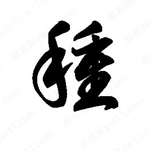 王天喜写的草字种